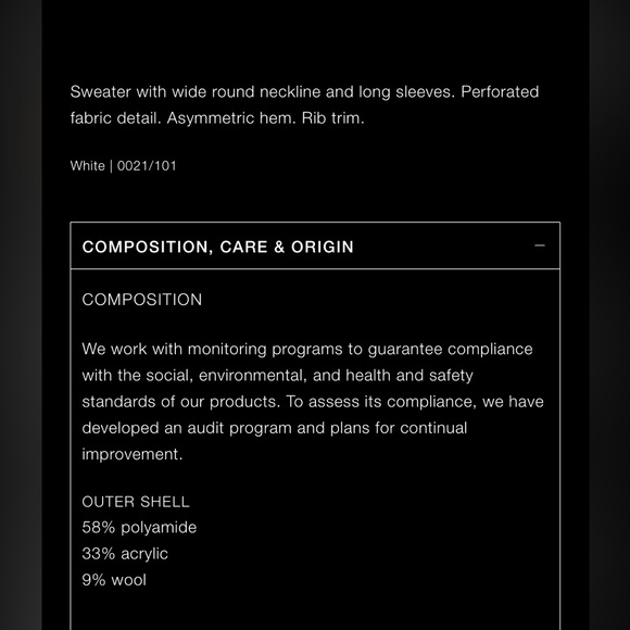 Zara open work cable knit asymmetric sweater - Picture 13 of 13